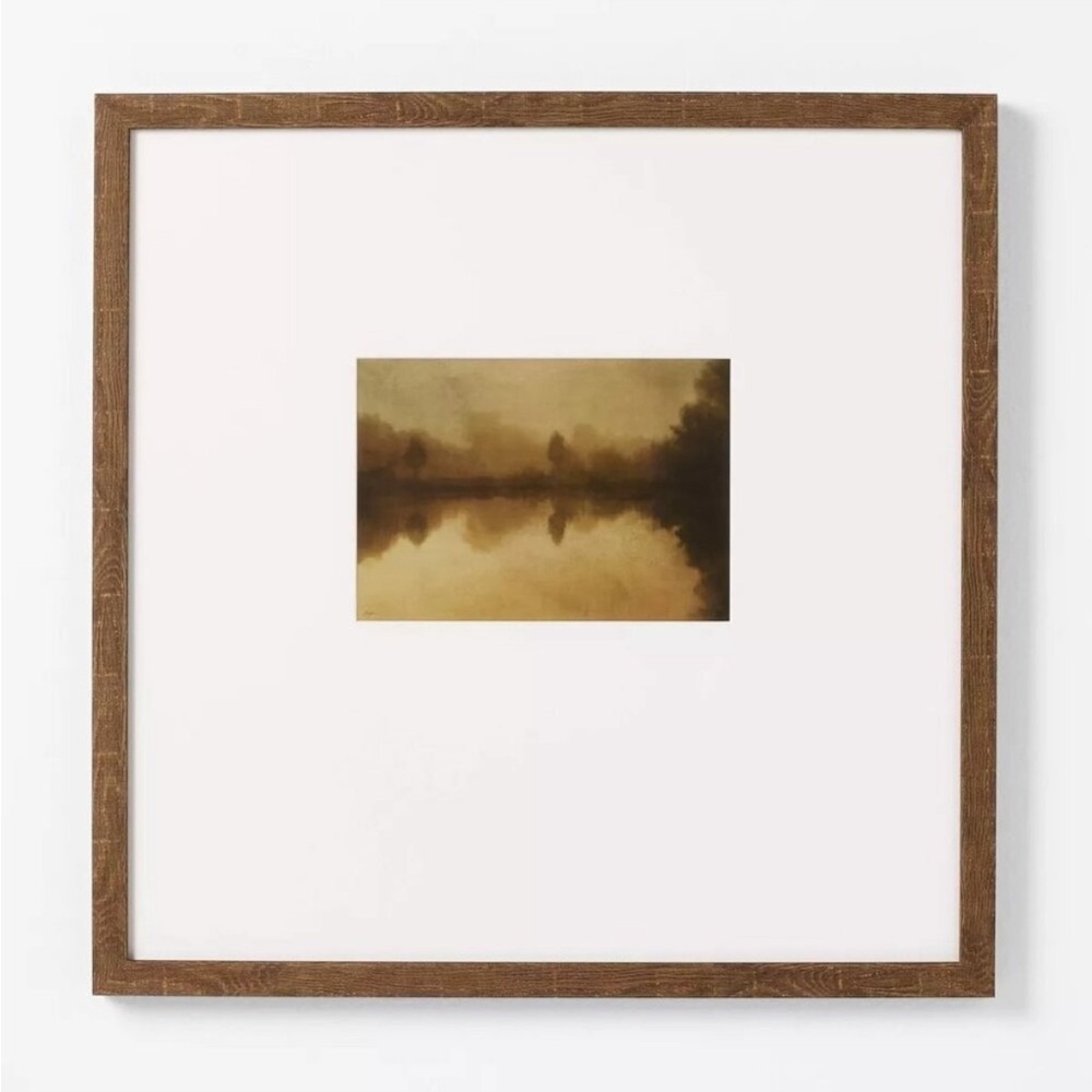 Threshold Studio McGee 20x20 Warm Landscape Framed Wall Art